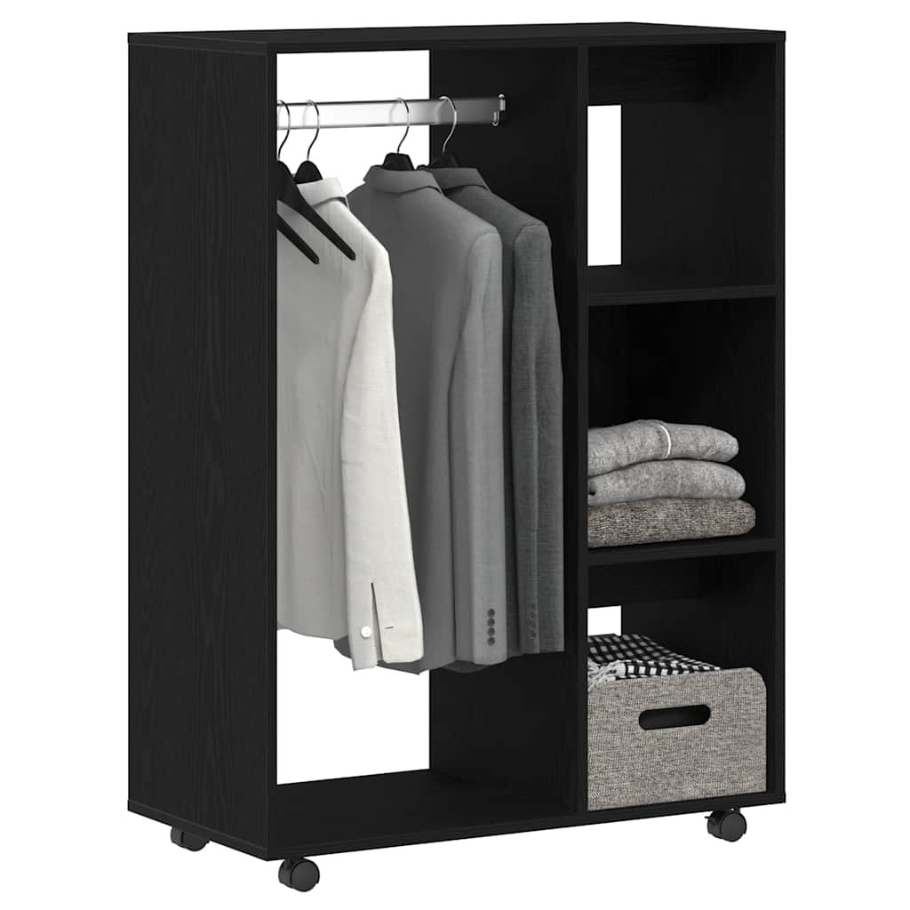 Kleiderschrank Weiß 80x40x110 cm Holzwerkstoff
