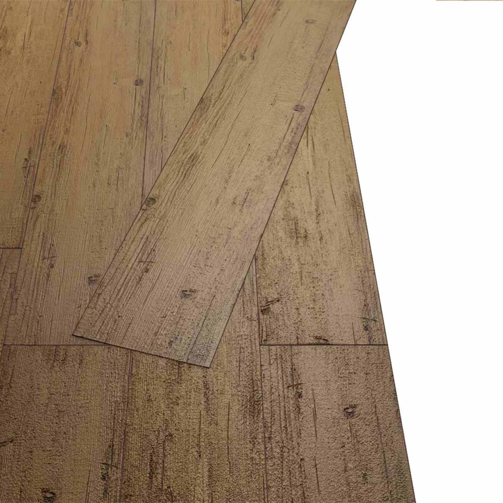 Bodenplanken 36 pcs Walnussbraun 5,02 m² PVC