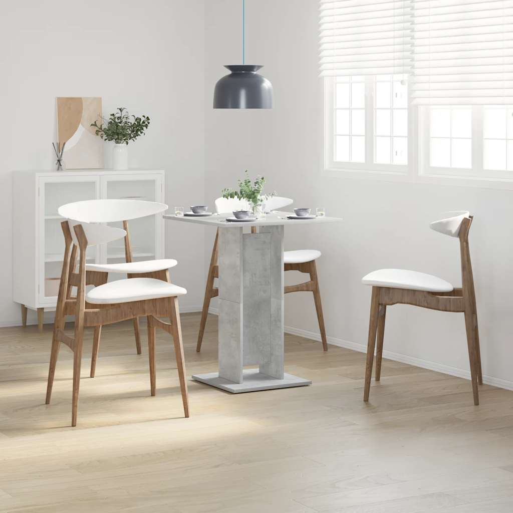Bistrotisch Weiß 60x60x75 cm Holzwerkstoff