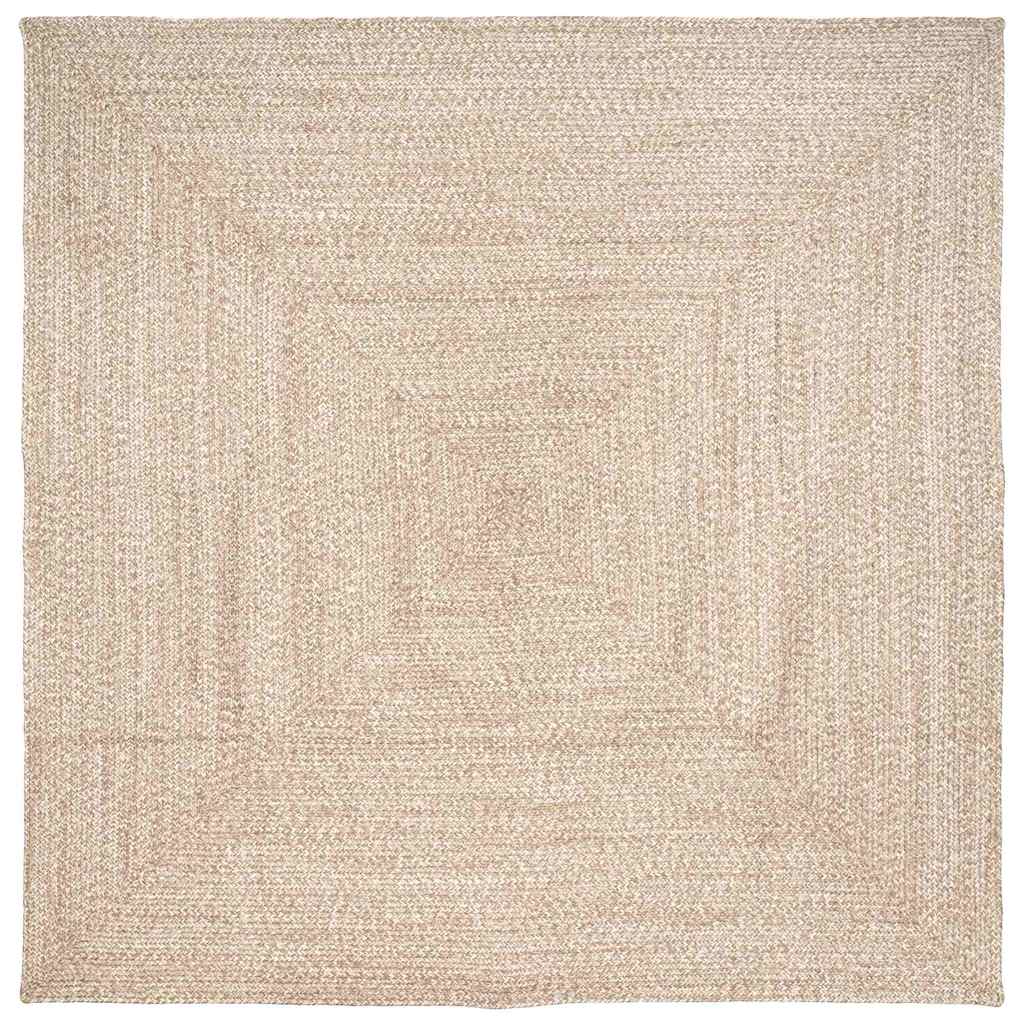 Bereichsteppiche Natürlich und Weiß 60 x 110 cm Jute