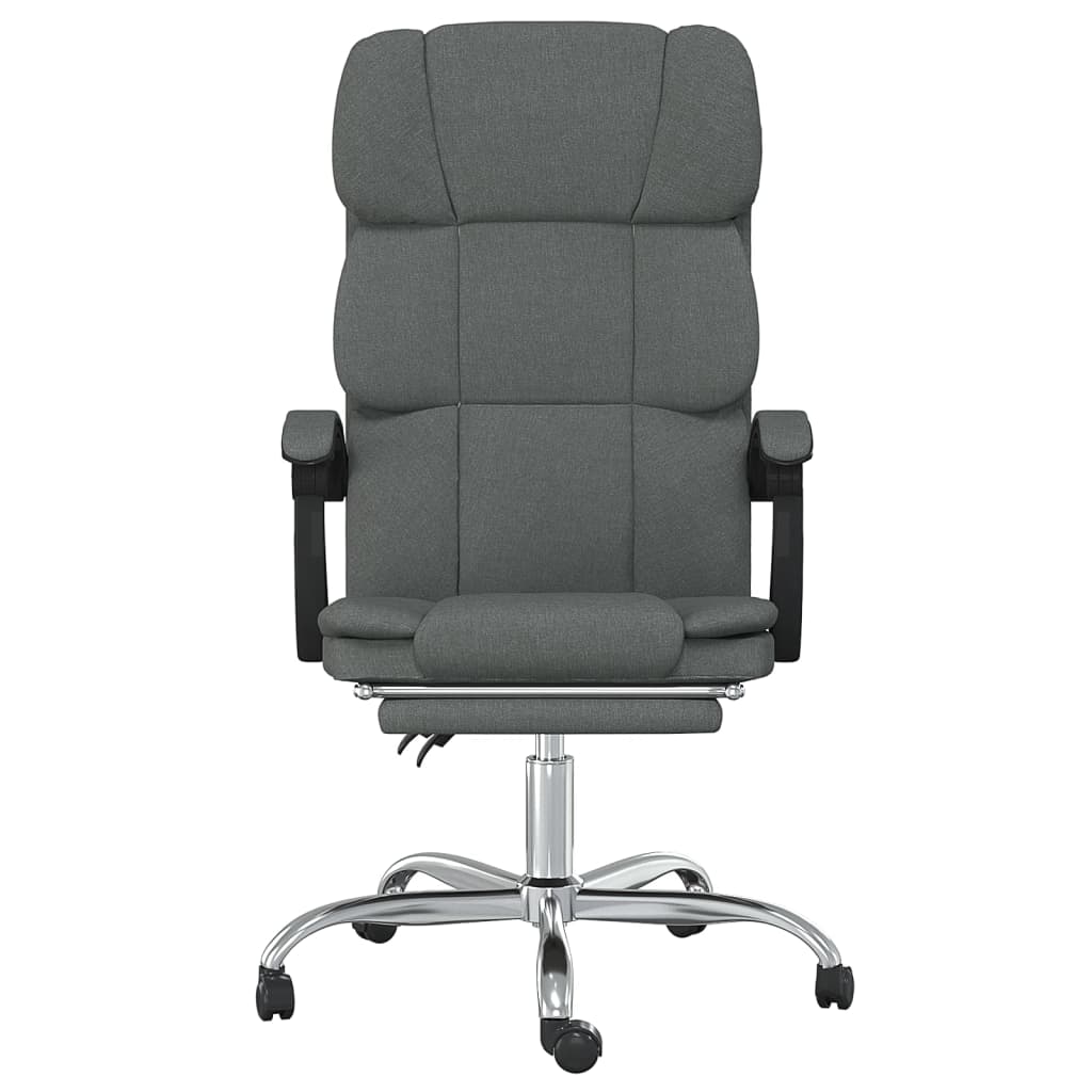 Bürostuhl mit Liegefunktion Taupe Stoff