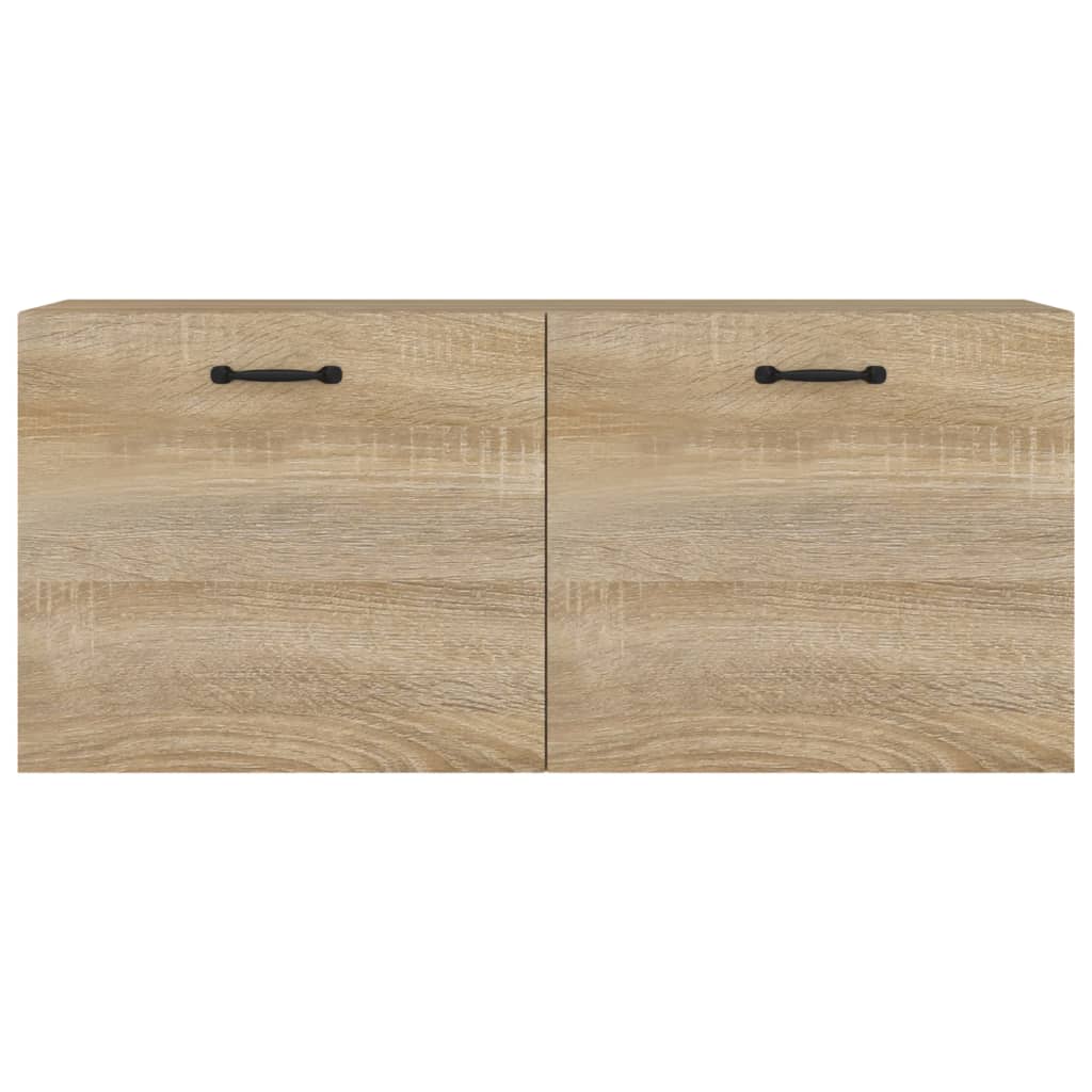 Wandschrank Weiß 80x36,5x35 cm Holzwerkstoff
