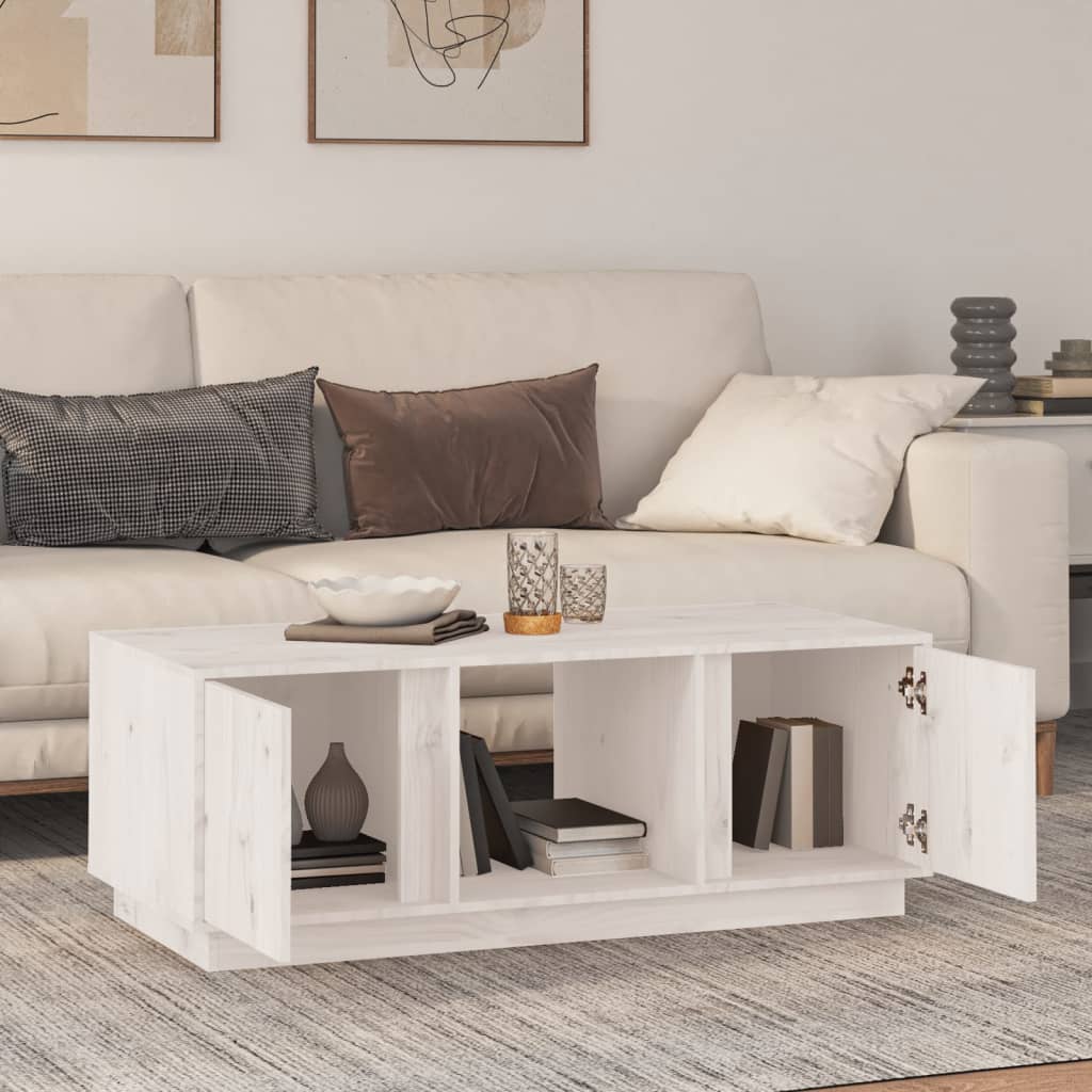 Couchtisch 110x50x40 cm Massivholz Kiefer
