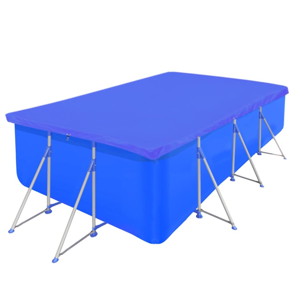 Poolabdeckungen 2 Stk. PE Rechteckig 90 g/m² 394x207 cm