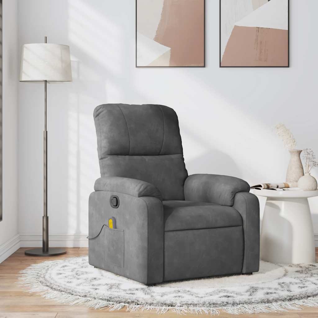 Relaxsessel Elektrisch Braun Mikrofasergewebe