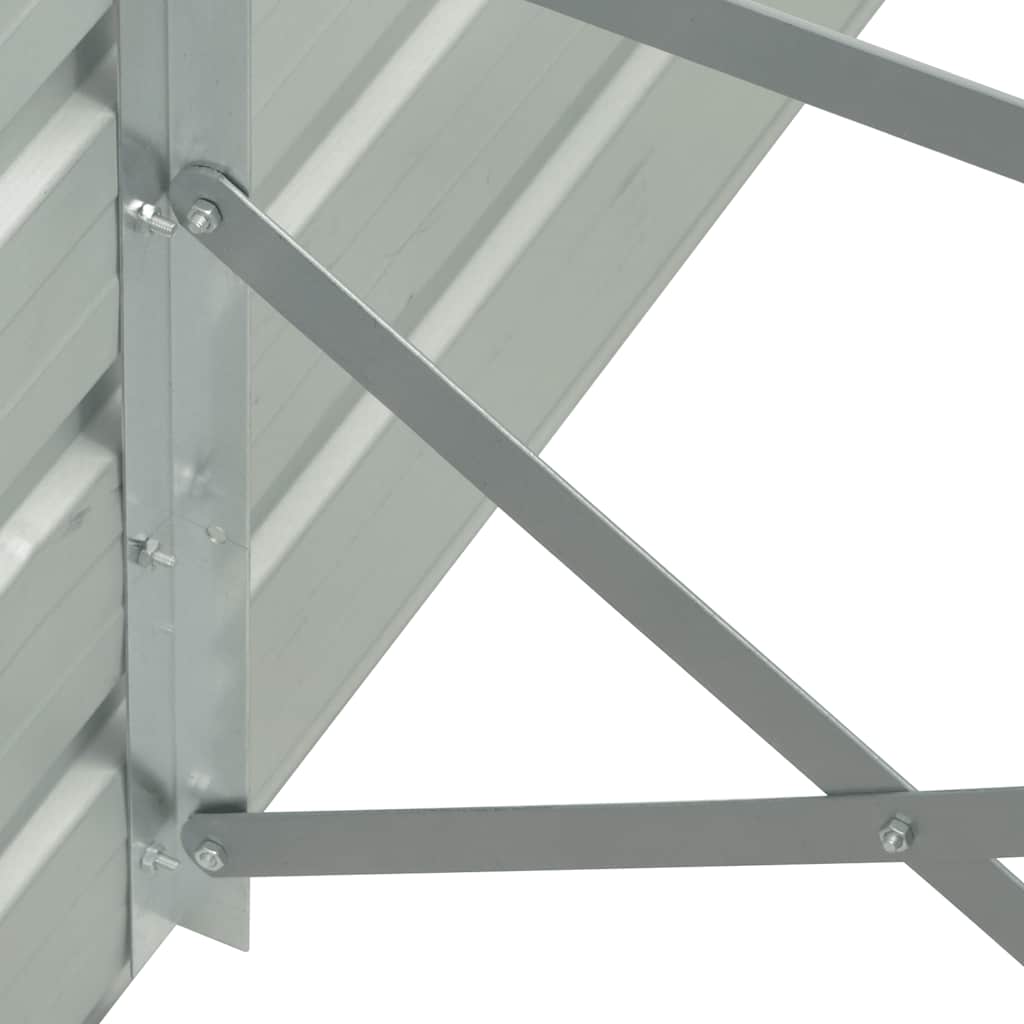 Hochbeet Anthrazit 160 x 80 x 77 cm Verzinkter Stahl