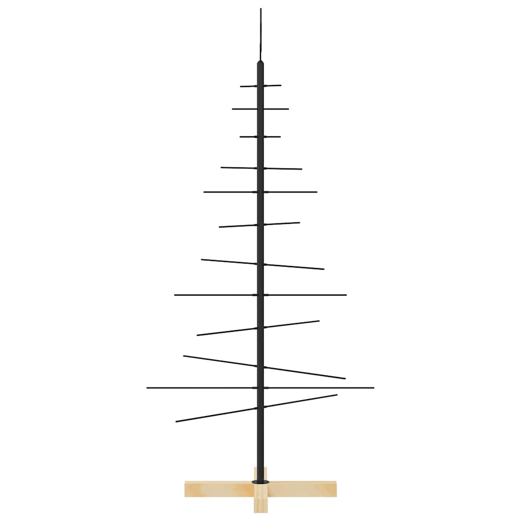 Metall Weihnachtsbaum Schwarz 59,5 cm Pulverbeschichteter Stahl
