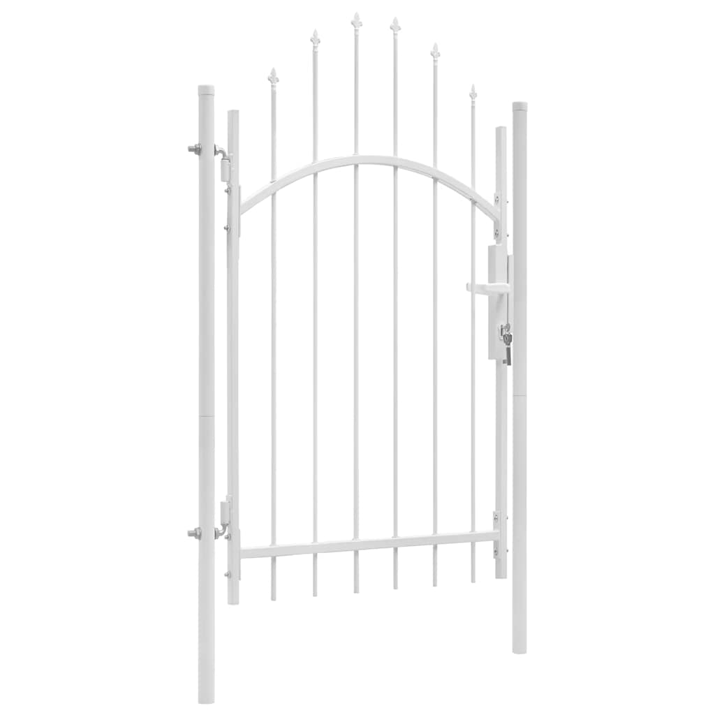 Gartentor Woerden Stahl 1x1 m Schwarz