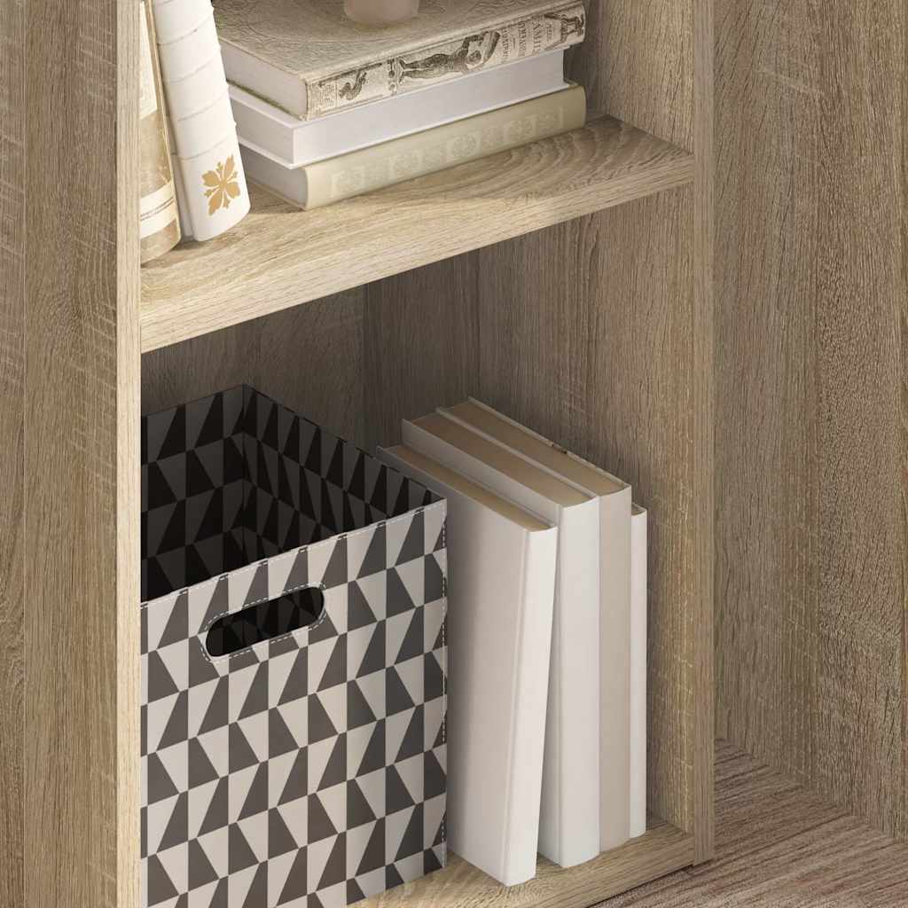 Bücherregal Weiß 80x30x189 cm Holzwerkstoff