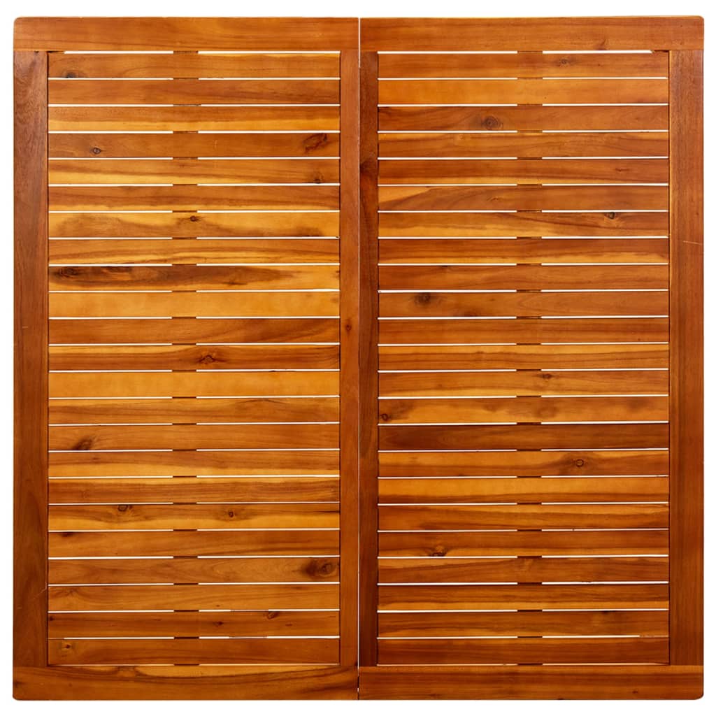 Couchtisch Helles Akazienholz 45 x 45 x 36 cm Massivholz Akazie