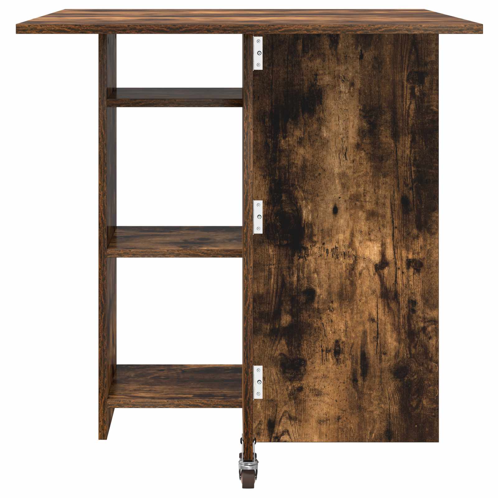 Esstisch 115 x 70 x 75 cm Holzwerkstoff Weiß Rechtwinklig