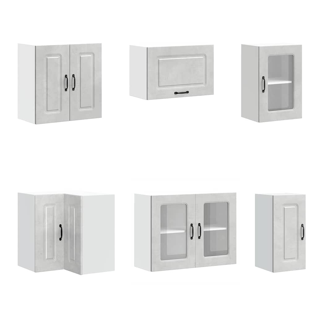 11-tlg. Küchenschrank-Set Kalmar Weiß Holzwerkstoff