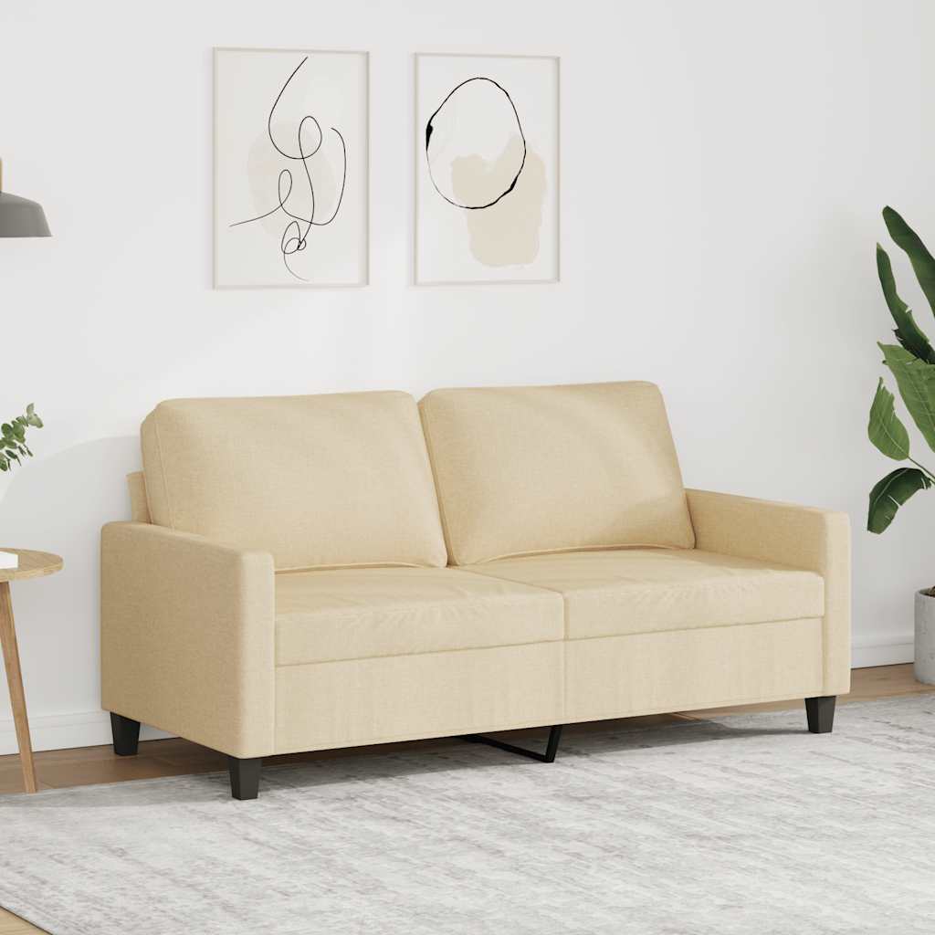 3-Sitzer-Sofa Hellgrau 180 cm Stoff