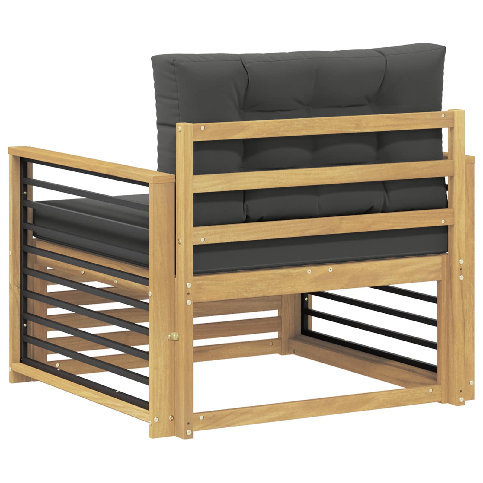 2 Stück Outdoor-Sofa Natur