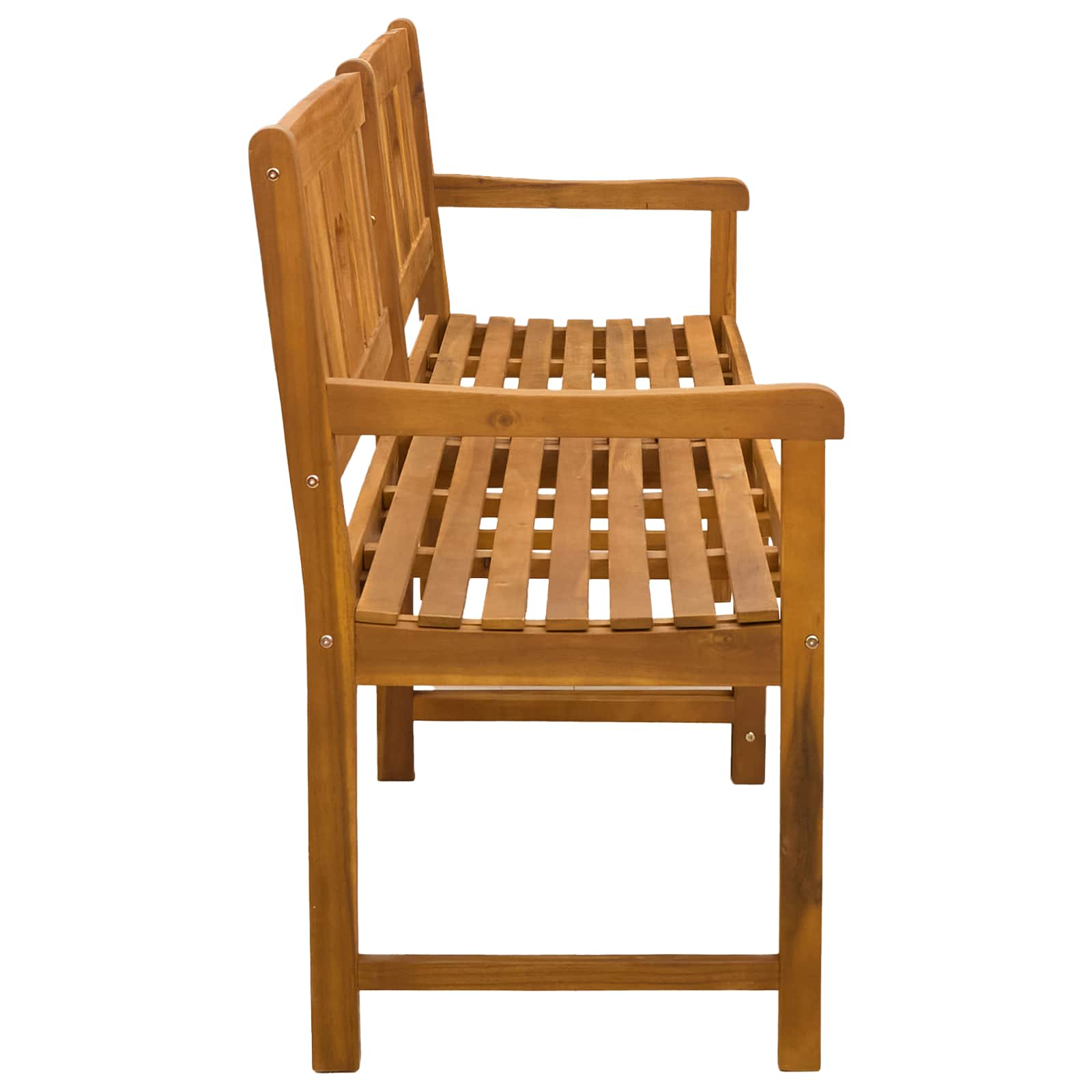 Bank Outdoor Natur 110 x 56 x 90 cm Massivholz Akazie