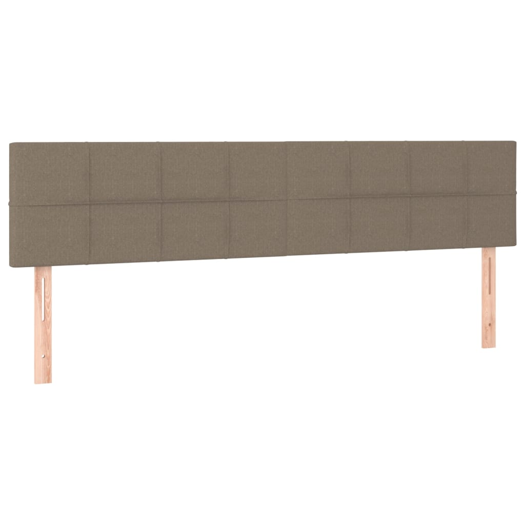Kopfteil Hellgrau 80x5x118/128 cm Stoff
