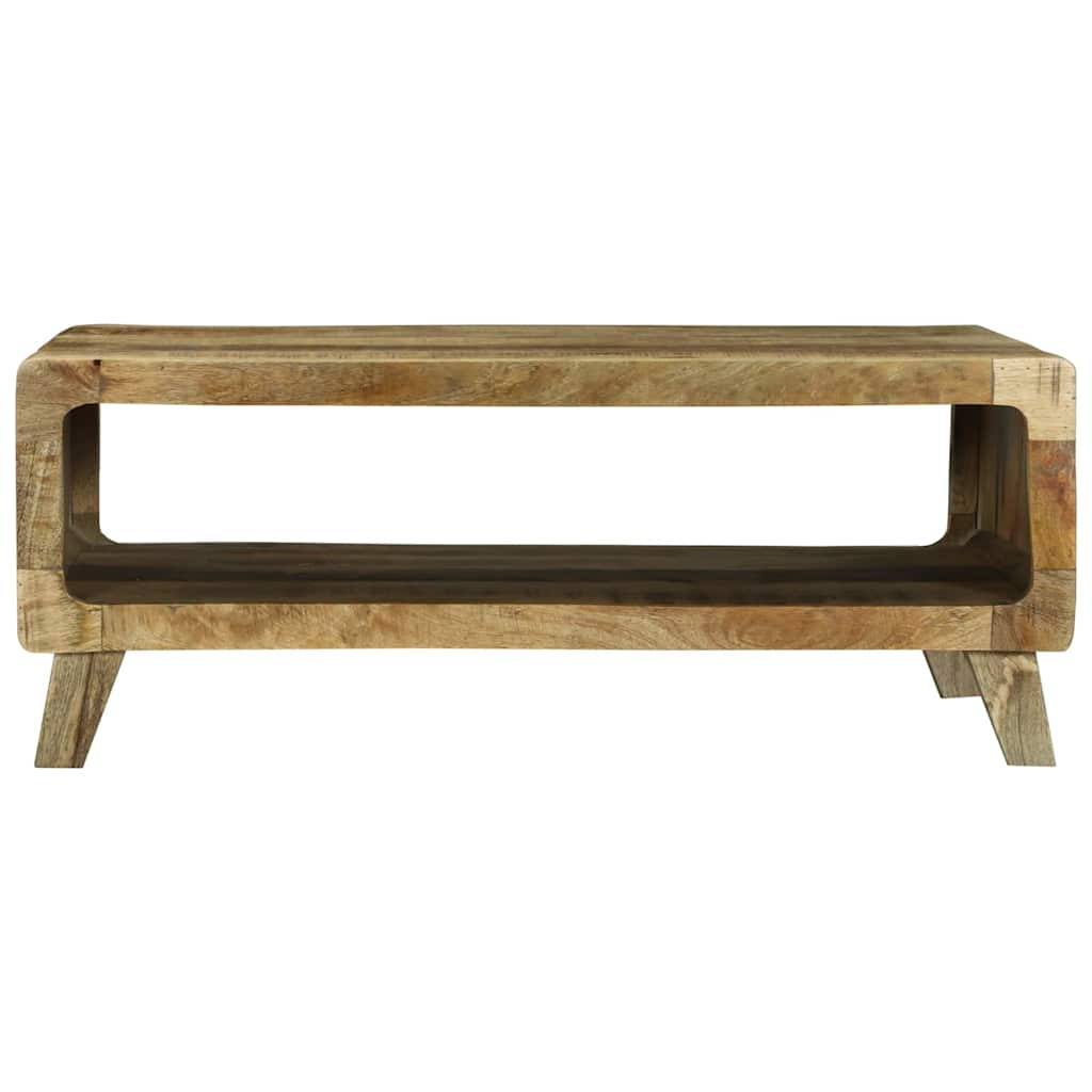 Couchtisch 90 x 50 x 35 cm Massives upgecyceltes Holz