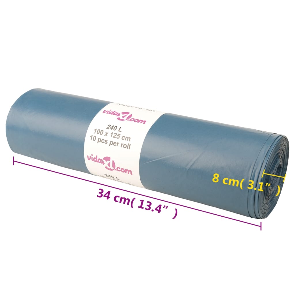 Müllsäcke 100 Stk. Blau 120 L