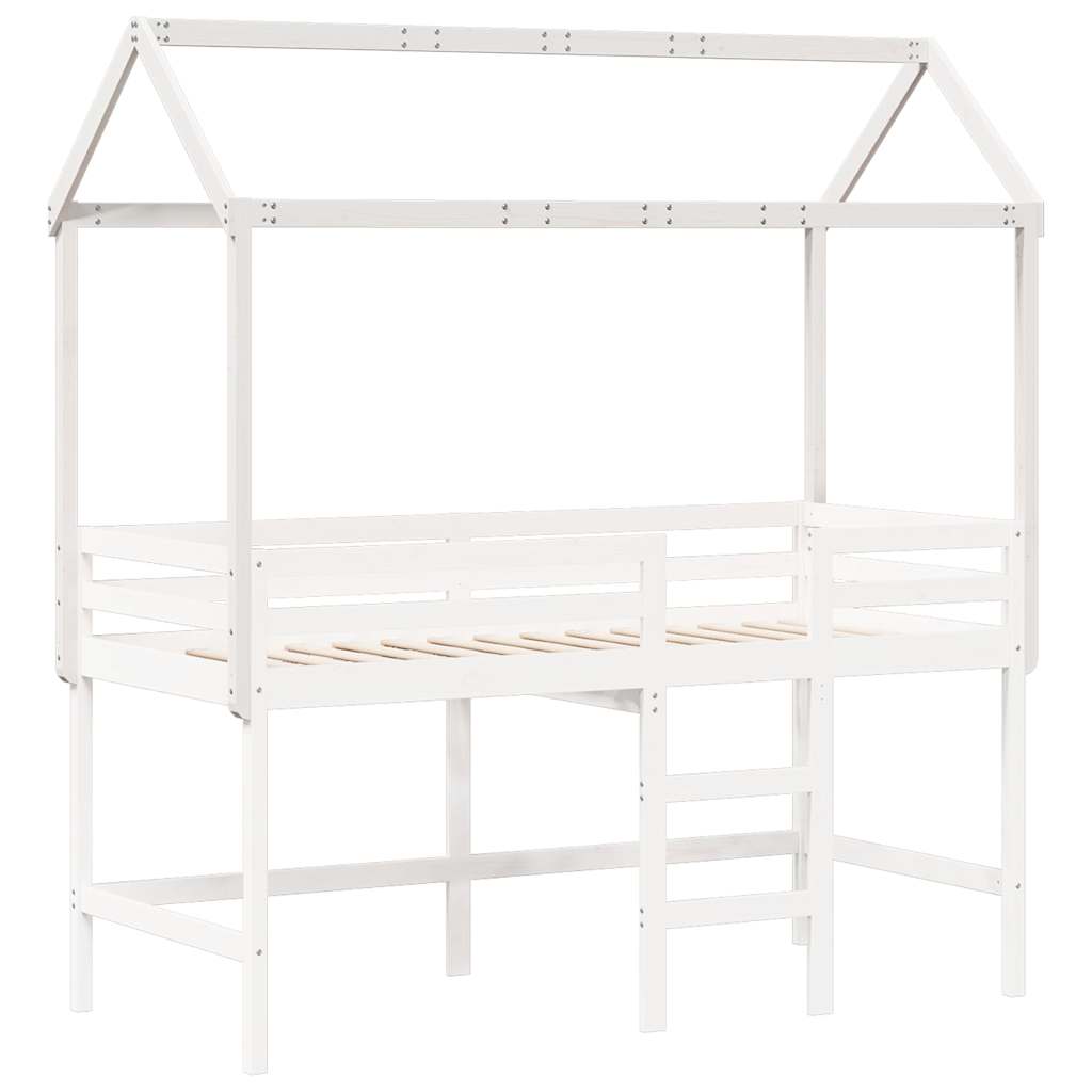 Dach für Kinderbett 217x95,5x159 cm Massivholz Kiefer