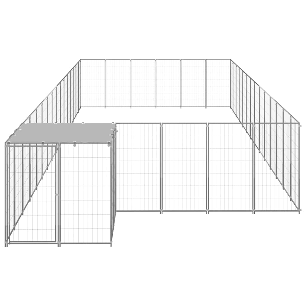 Hundezwinger Schwarz 4,84 m² Stahl