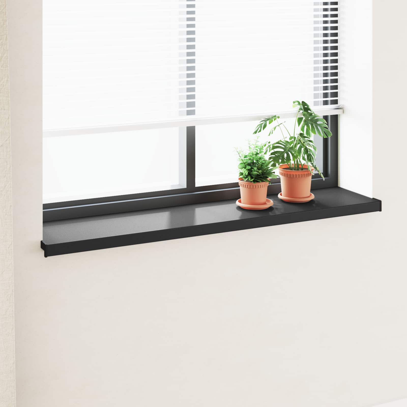 Fensterbank Weiß 60 x 10 x 4,5 cm PVC