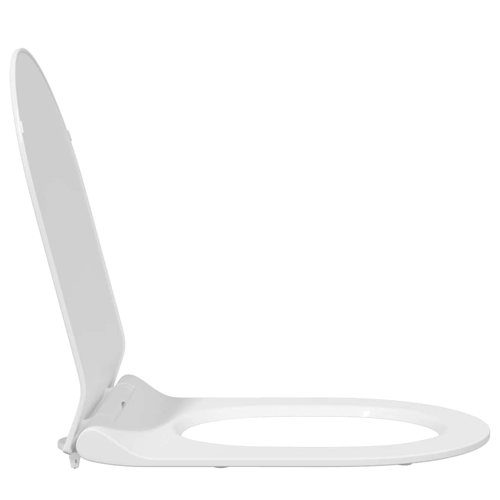Toilettensitz Verstellbar Weiß 50 x 36,5 x 5 cm Polypropylen