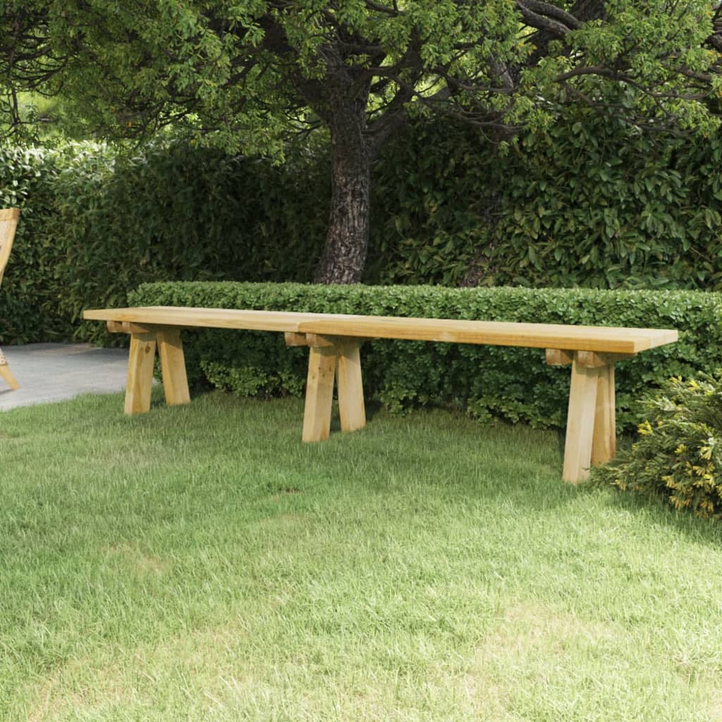 Gartenbank 110 cm Massivholz Kiefer Imprägniert