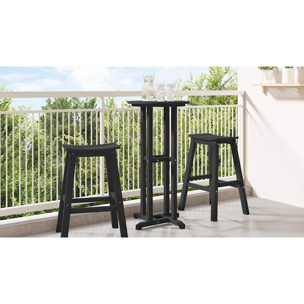Bartisch Weiß 55 x 55 x 107 cm Polyethylen