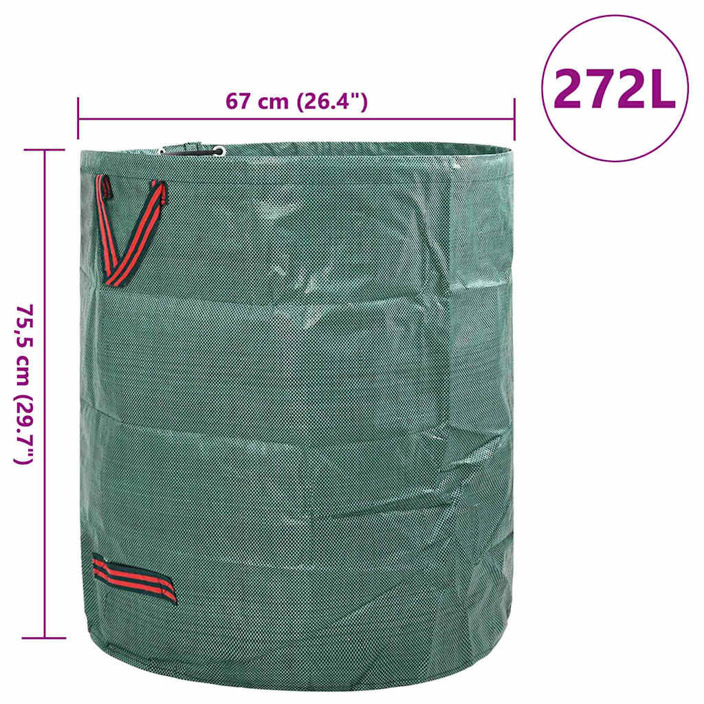 Gartenmüllsäcke 4 pcs Grün 66 x 66 x 83,5 cm Polypropylen