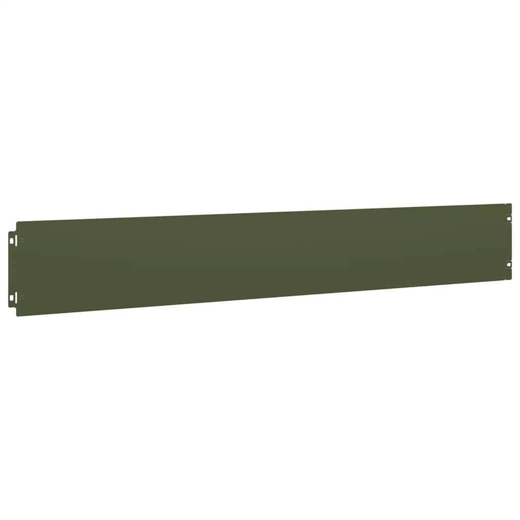 Raseneinfassung 10 pcs 10 x 103 cm Wetterfeststahl Rostig