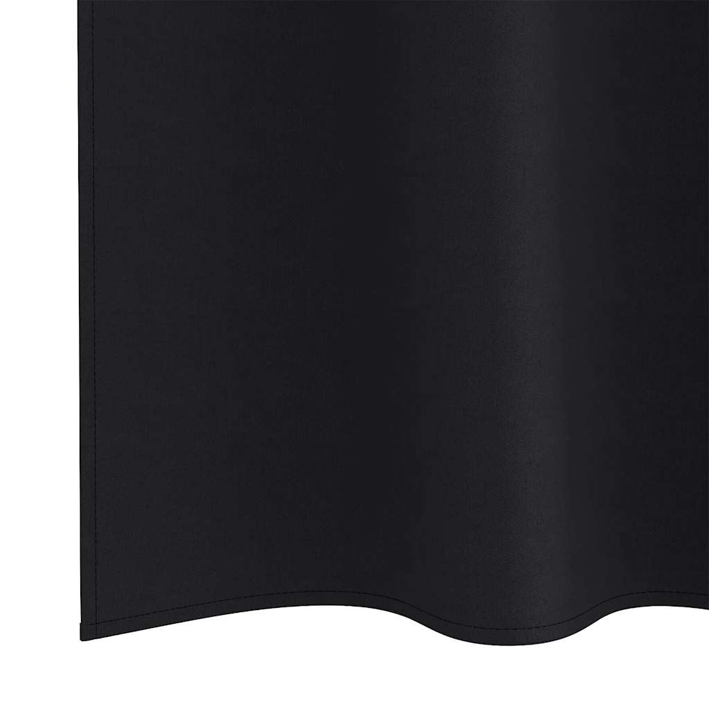 Verdunkelungs-Vorhänge mit Ringen 2 pcs Beige 140 x 140 cm