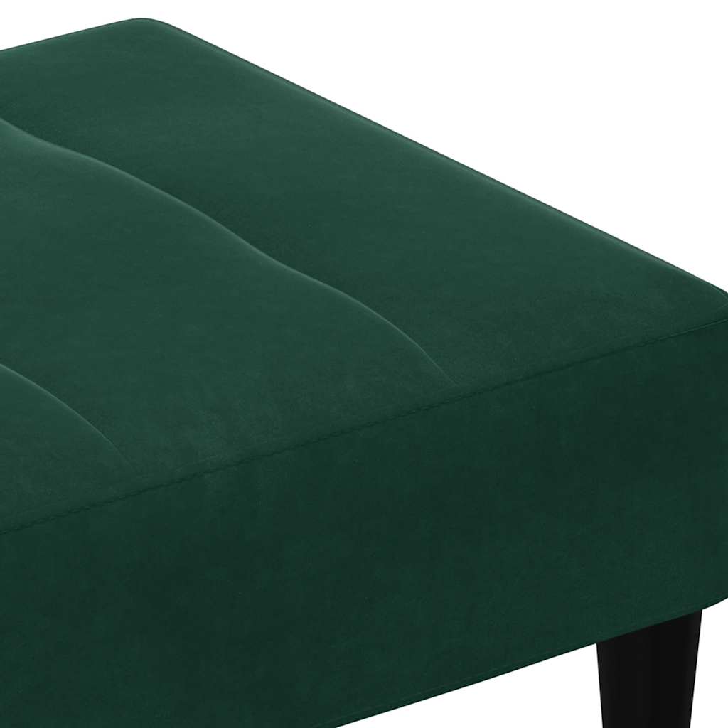 Fußhocker Blau 77x55x31 cm Samt