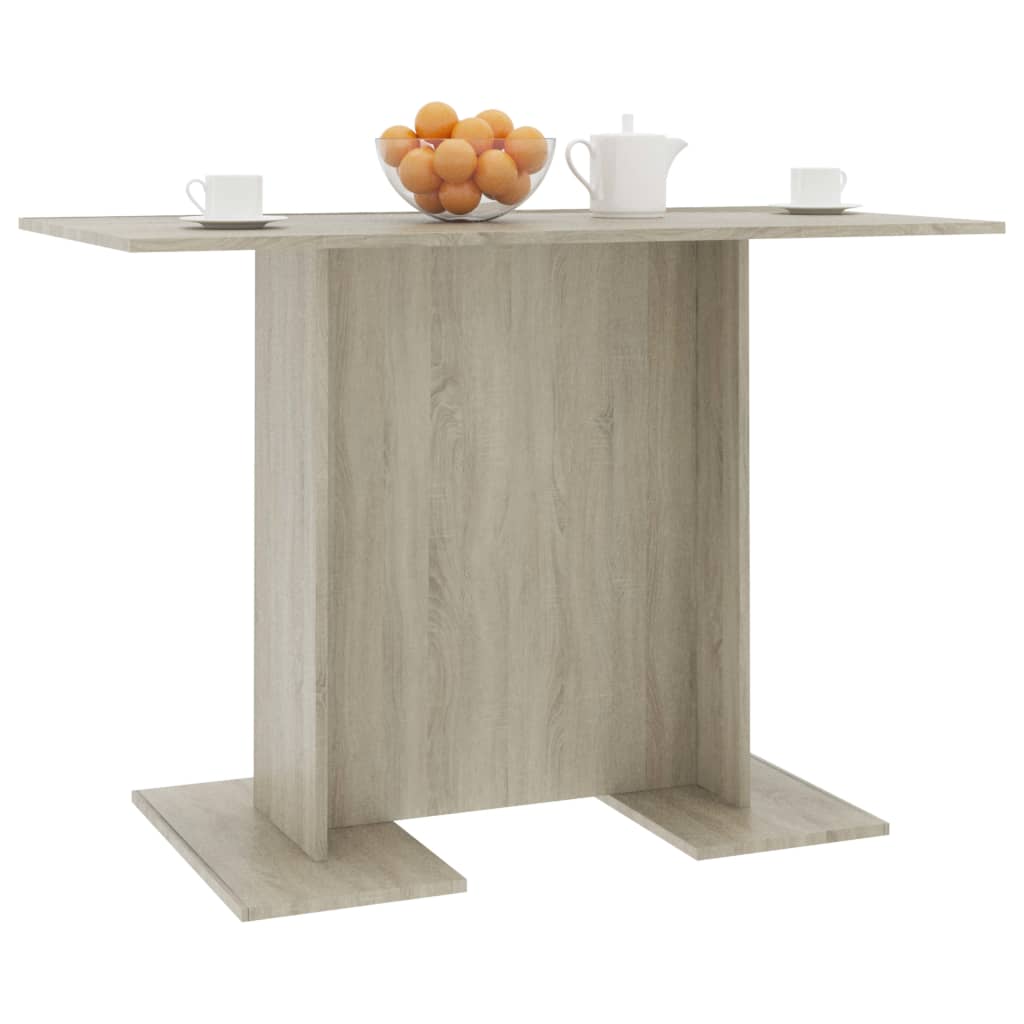 Esstisch Weiß 110x60x75 cm Holzwerkstoff