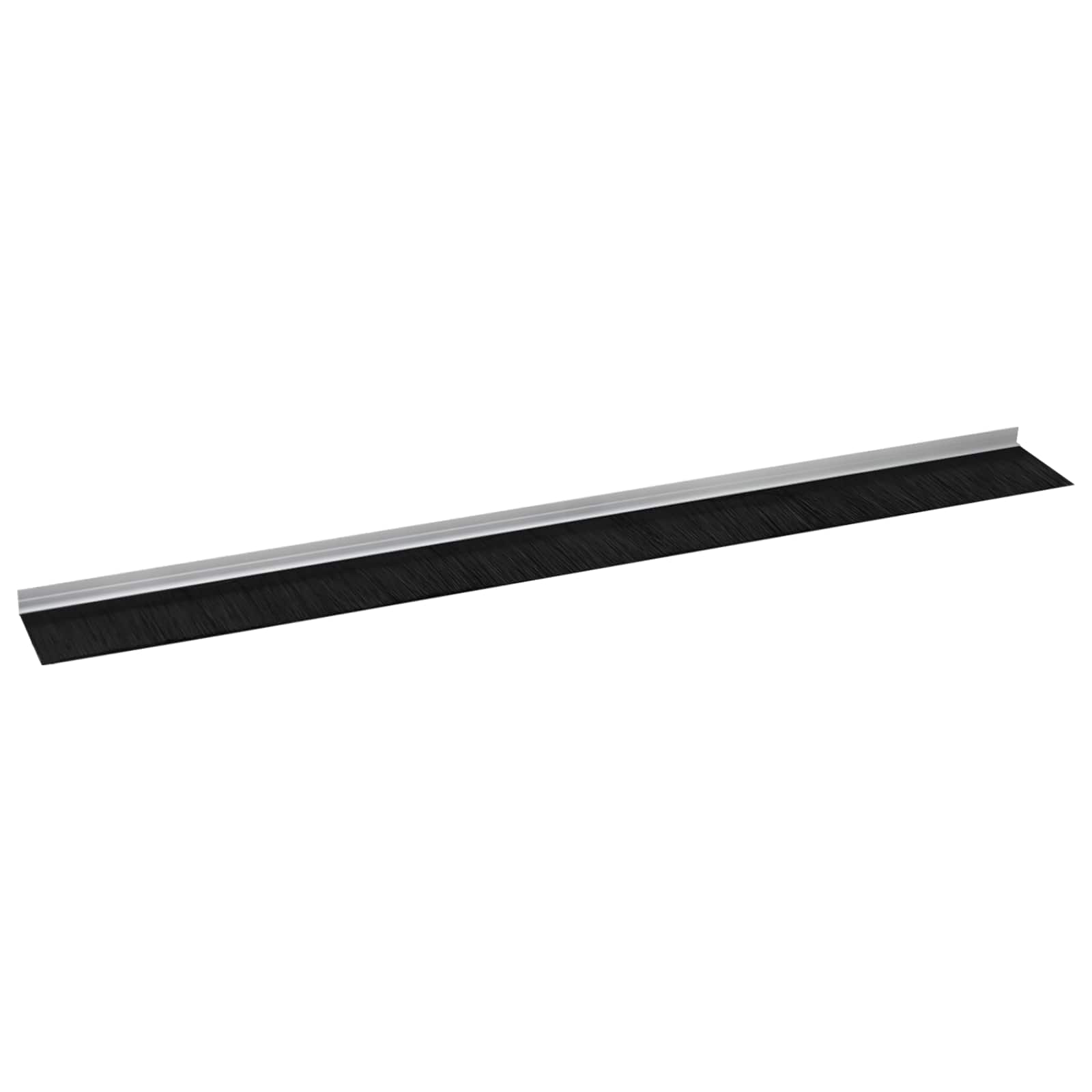 Selbstklebende Türbürstendichtungen 2 pcs Braun 100 cm