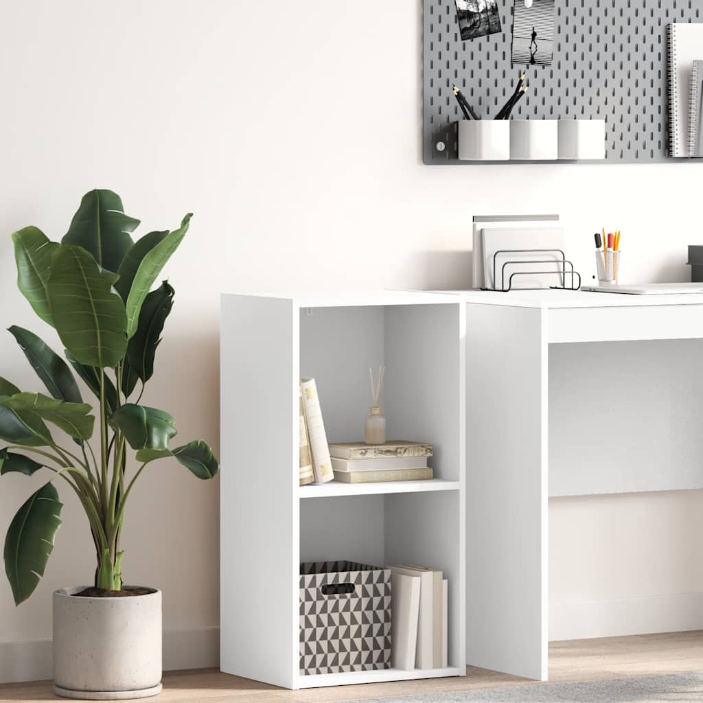 Bücherregal Weiß 80x30x189 cm Holzwerkstoff