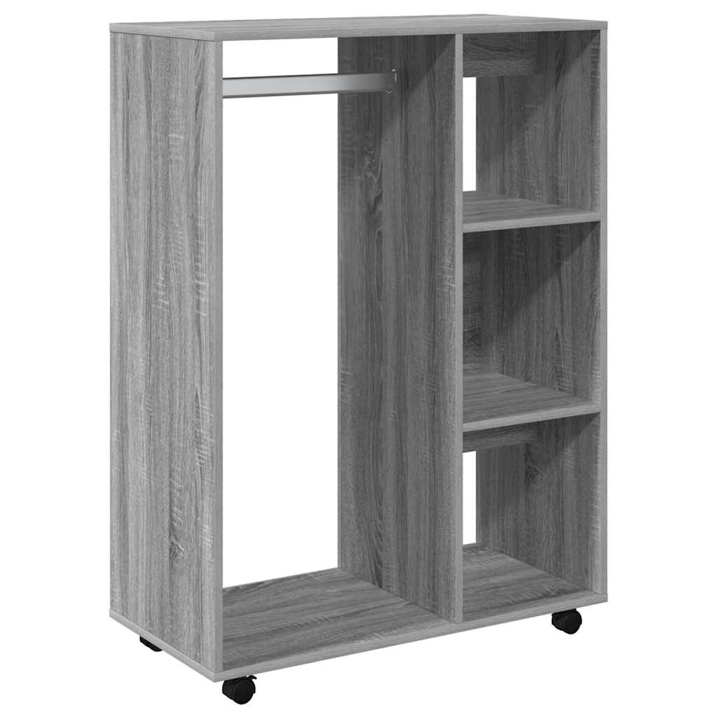 Kleiderschrank Weiß 80x40x110 cm Holzwerkstoff