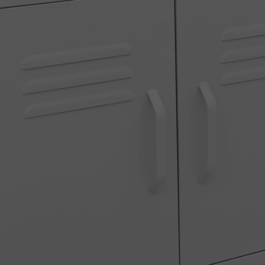 Lagerschrank Olivgrün 60x35x56 cm Stahl