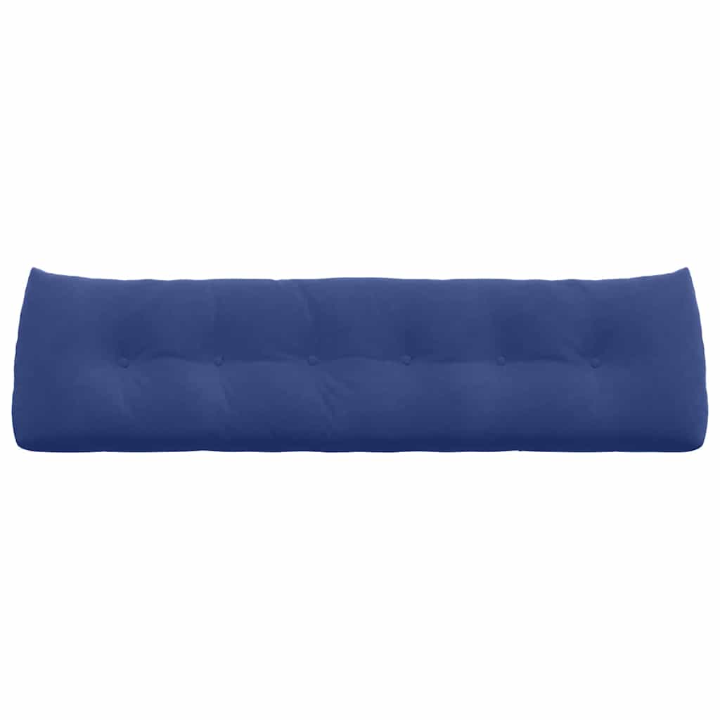 Rückenkissen Blau 45 x 24 x 50 cm Samt