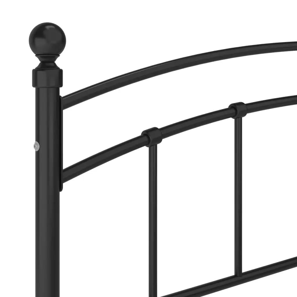 Bettgestell Grau Metall 90x200 cm
