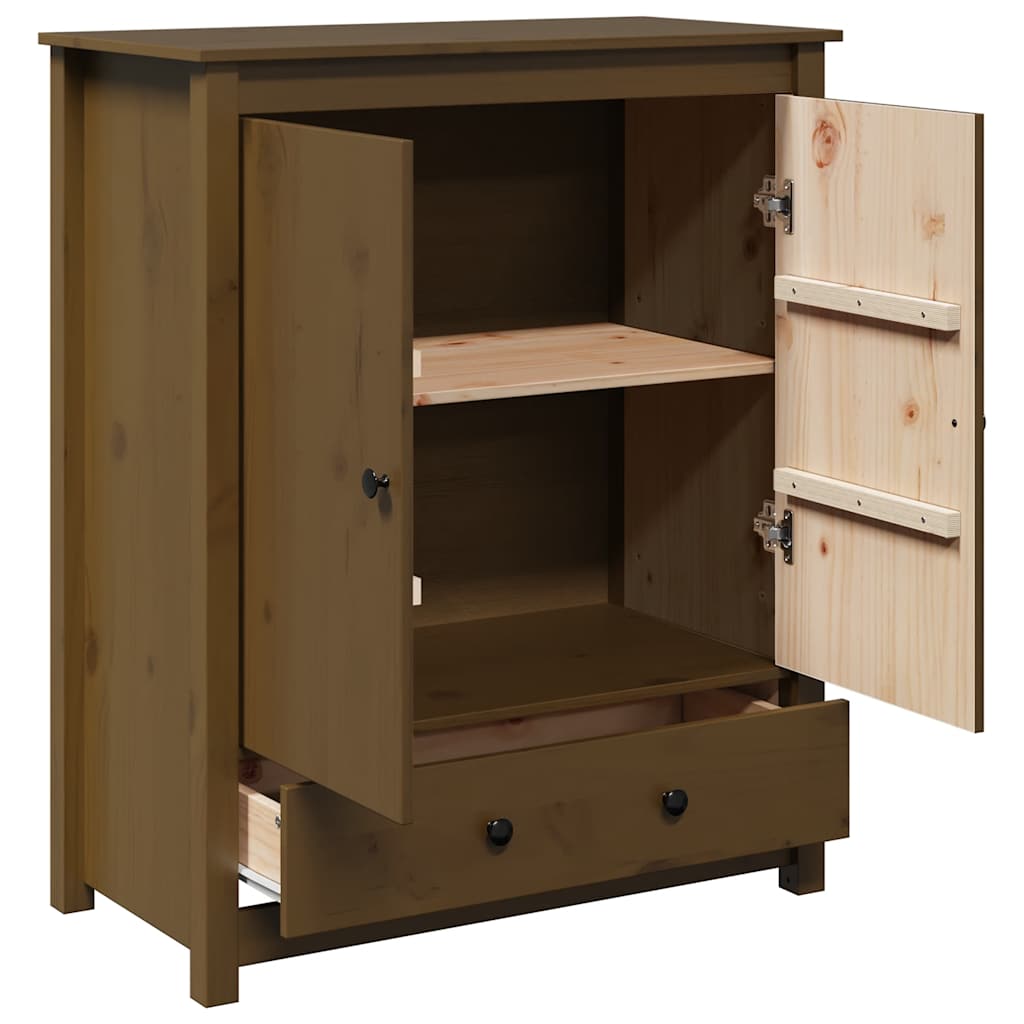 Highboard 83x41,5x100 cm Massivholz Kiefer