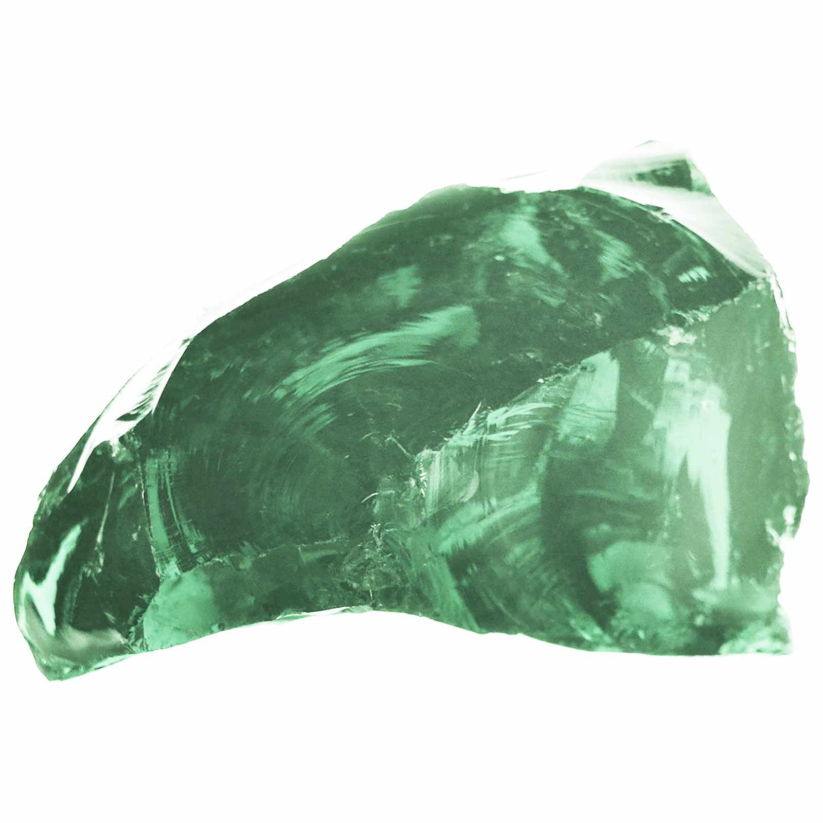 Gabionensteine aus Glas Grün 60-120 mm 25 kg