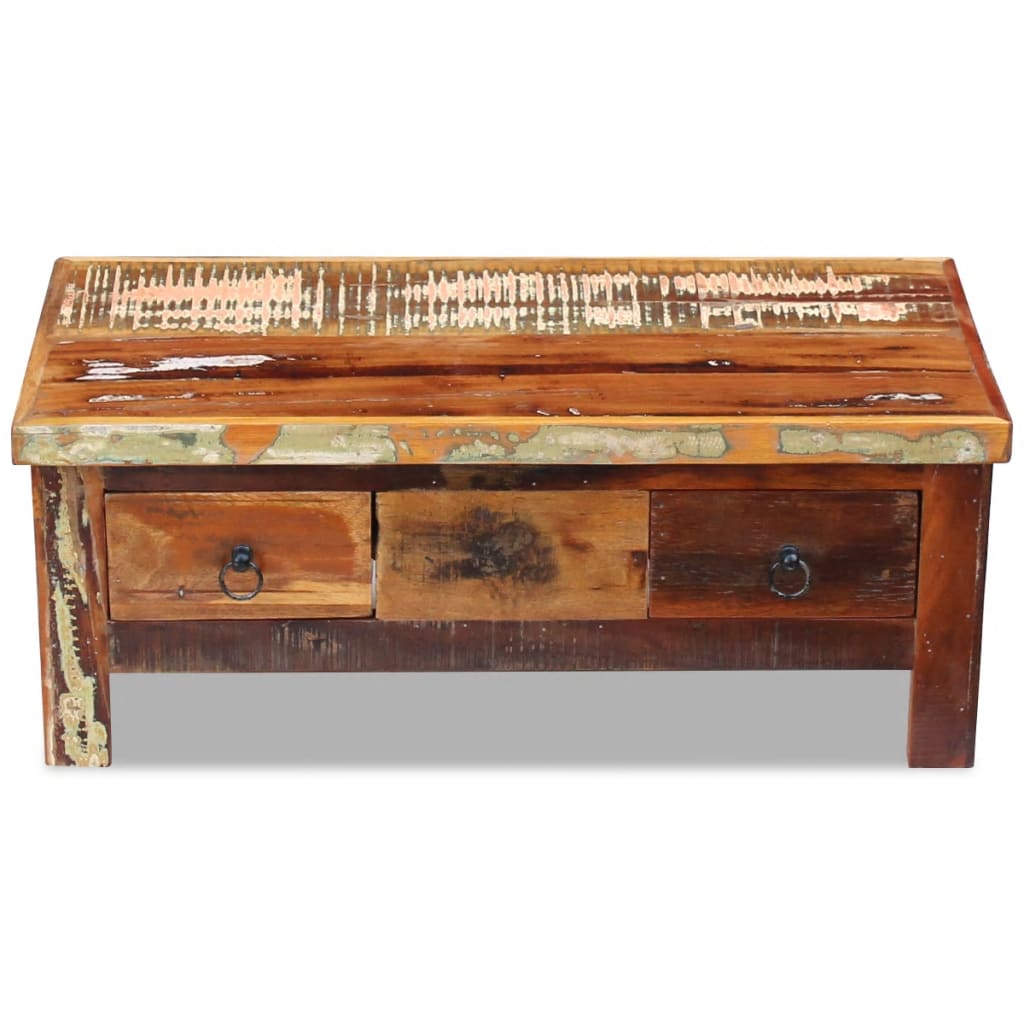 Couchtisch 90x45x35 cm Massivholz Mango