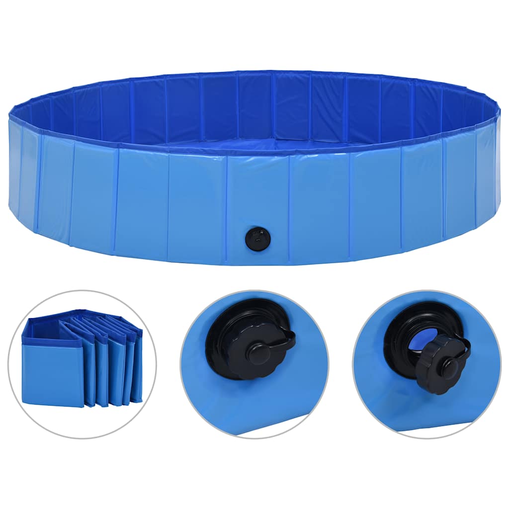 Hundepool Rot Ø200 x 30 cm Dicker PVC