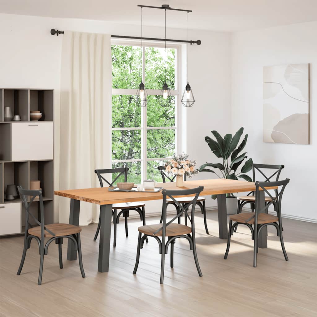 Couchtischbeine 4 Stk. Schwarz 30 cm Stahl