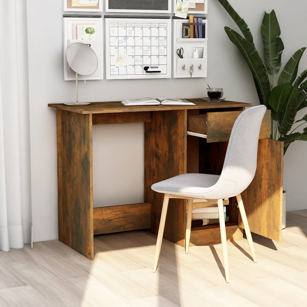 Schreibtisch Weiß 100×50×76 cm Holzwerkstoff