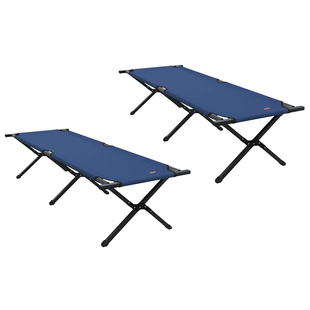 Klapp Schlafbett fürs Camping Blau 193 x 69 x 45 cm