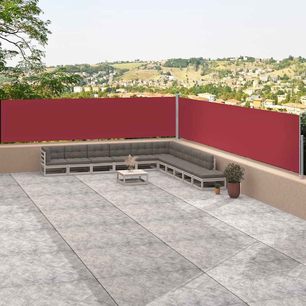 Ausziehbare Seitenmarkise 160×600 cm Braun