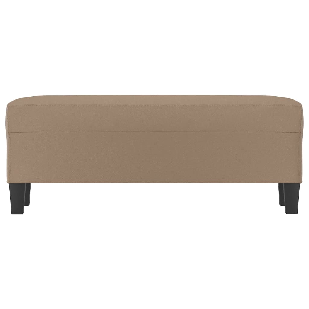 Sitzbank Schwarz 70x35x41 cm Kunstleder