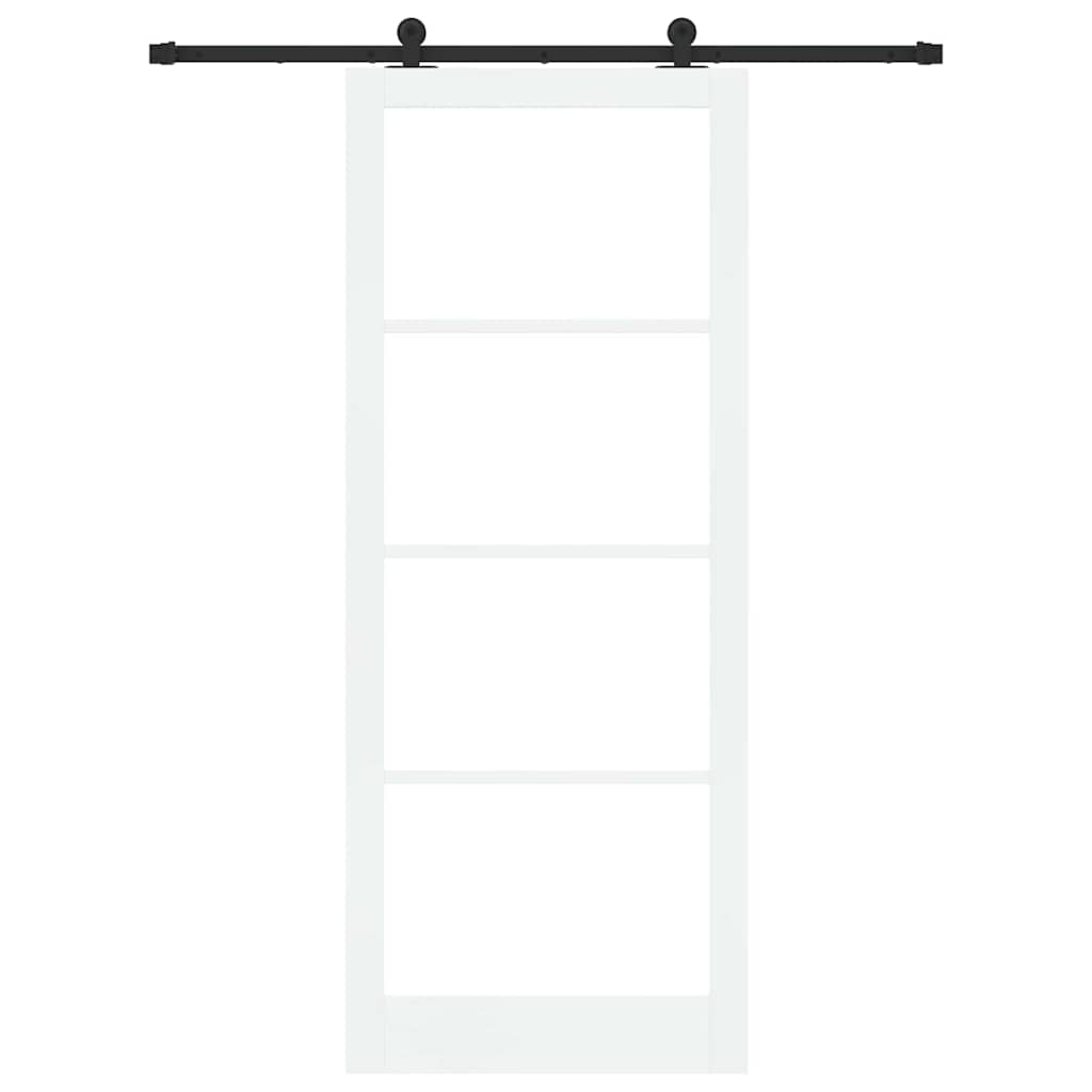 Schiebetür ORKDAL Natürlich und Schwarz 61 x 198,5 cm