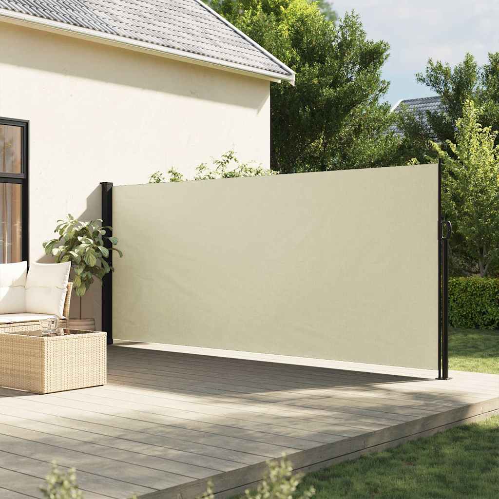 Seitenmarkise Ausziehbar Schwarz 100x300 cm